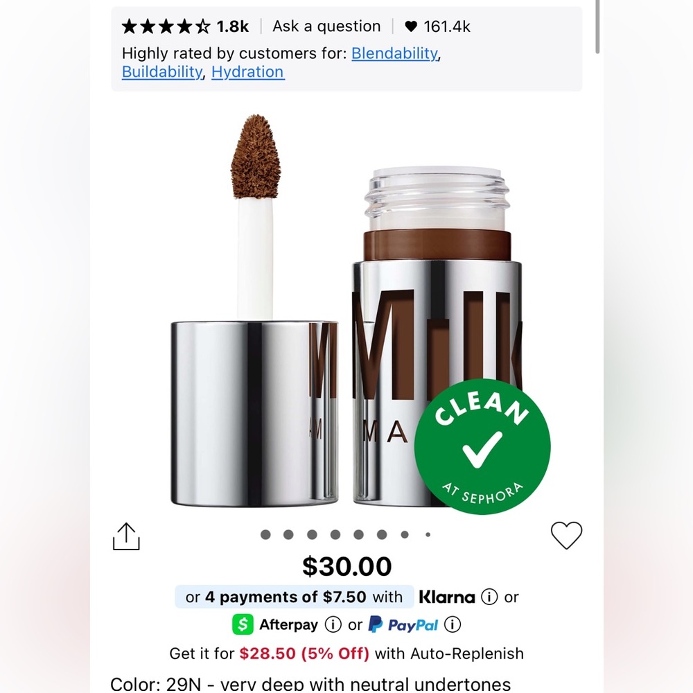 Milk Makeup Future Fluid Concealer in Cream 29N